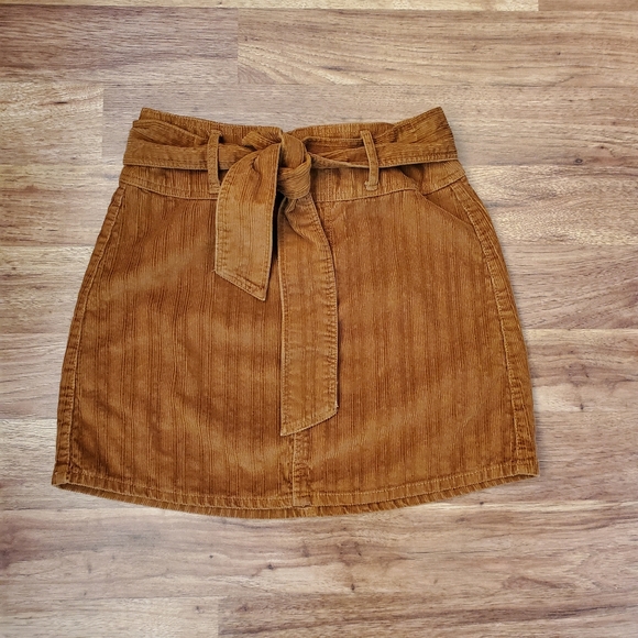 Rewash Size 9/29 Belted Corduroy Skirt - Picture 1 of 6